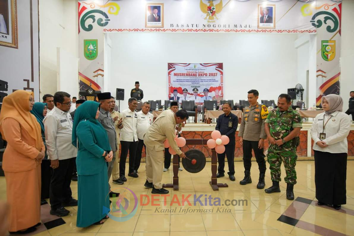 GAS POL RKPD 2027! Bupati Suhardiman Buka Musrenbang Kuantan Tengah, SDM dan Infrastruktur Jadi Fokus Utama