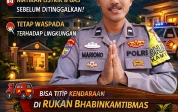 Mudik Lebaran 2026! Bhabinkamtibmas Aipda Mariono Ingatkan Warga: Kunci Rumah dan Cek Kendaraan—Jangan Sampai Celaka di Jalan