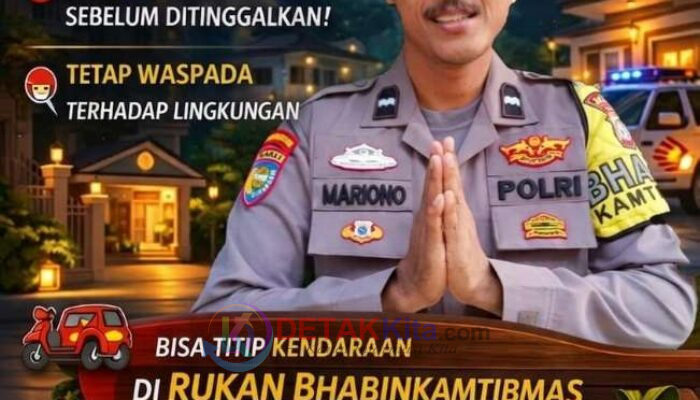 Mudik Lebaran 2026! Bhabinkamtibmas Aipda Mariono Ingatkan Warga: Kunci Rumah dan Cek Kendaraan—Jangan Sampai Celaka di Jalan