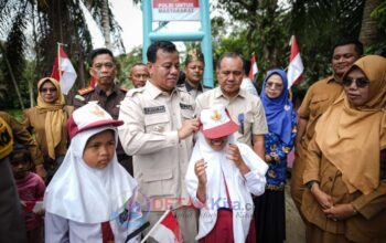 Haru Pecah! Jembatan Merah Putih Presisi Muara Petai Resmi Dibuka—Akses Terisolir Kini Terhubung—Warga Menangis Bahagia