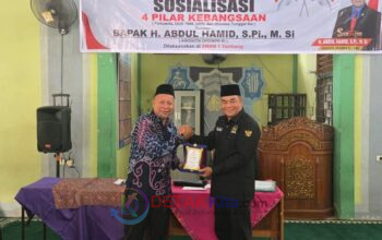 Gedor Semangat Pelajar! Senator Abdul Hamid Suntik Nilai Kebangsaan di SMA N 1 Tambang — Ingatkan Ancaman Serius NKRI