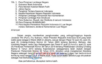 Tiga Hari Berkabung Nasional! Bendera Merah Putih Wajib Setengah Tiang—Pemkab Kuansing Langsung Bergerak
