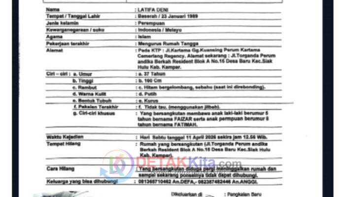 IBU dan 2 ANAK HILANG MISTERIUS! Tinggalkan Rumah Tengah Malam — Hingga Kini Tak Ada Kabar—Polisi Turun Tangan