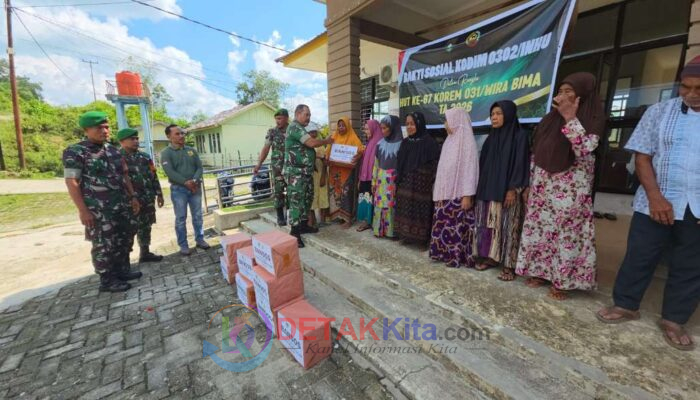 HUT KOREM 031/WB KE-67! TNI Turun Langsung Bagikan Bansos—Warga Haru