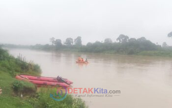DETIK-DETIK MENEGANGKAN! Bocah 4 Tahunan Tenggelam di Sungai Kuantan: Tim Gabungan Kerahkan Aqua Eye—Bupati Suhardiman Turun Suara