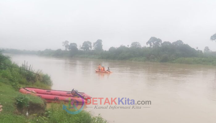 DETIK-DETIK MENEGANGKAN! Bocah 4 Tahunan Tenggelam di Sungai Kuantan: Tim Gabungan Kerahkan Aqua Eye—Bupati Suhardiman Turun Suara