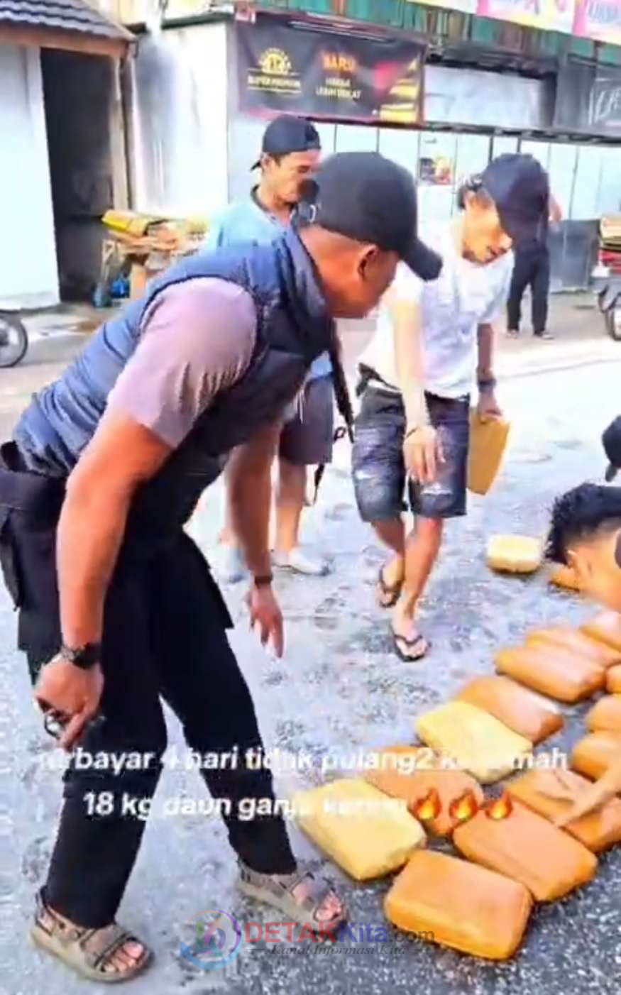 4 Hari Diburu! 18 Kg “Barang Panas” Digulung di Pasar Benai — Dua Pemuda Pekanbaru Tak Berkutik Saat Disergap Polisi