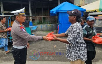 Satlantas Polres Sergai Turun ke Jalan! Jumat Berkah Dibungkus Edukasi Lalu Lintas—Pengendara Diingatkan Jangan Lalai di Simpang Rawan