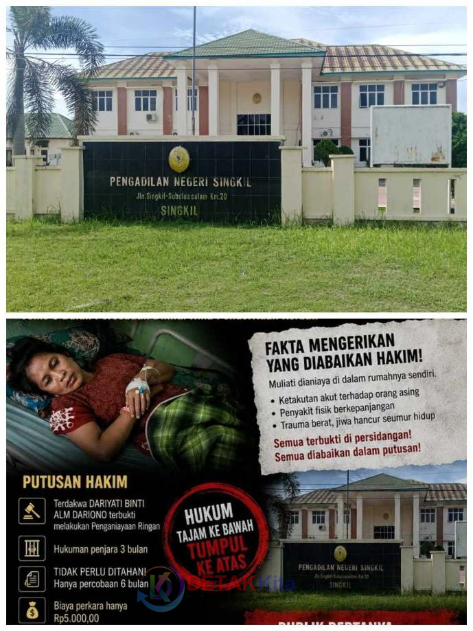 Vonis 6 Bulan Percobaan Kasus Penganiayaan Muliati Disorot! Prof Sutan Nasomal: Putusan PN Aceh Singkil Patut Ditinjau Kembali
