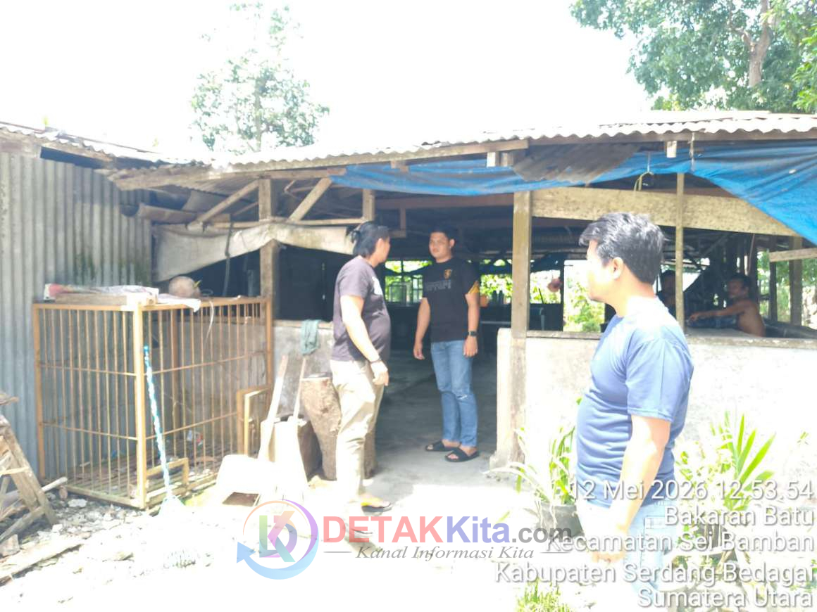 Diterpa Isu Judi Tembak Ikan—Sat Reskrim Polres Sergai Turun Gunung Sisir Sei Bamban