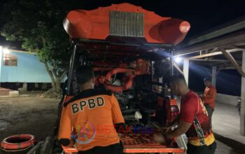 BPBD Kuansing Gerak Cepat! Gandeng Basarnas Pekanbaru Cari Pemuda yang Hanyut di Sungai Kuantan