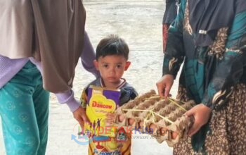 Pemdes Pulau Kijang Bergerak! Anak Stunting Dapat Bantuan Susu dan Telur—Kades Permai: Generasi Sehat Harus Diselamatkan