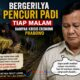 Prof Sutan Nasomal Soroti Krisis Ekonomi: “Padi di Sawah Kini Dicuri Tiap Malam—Rakyat Sudah Sangat Tertekan!”