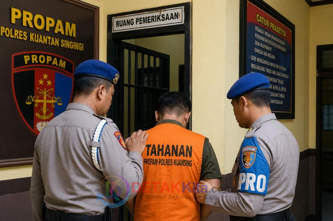 Kanit Diamankan Propam! Ada Apa di Balik Penahanan Internal Polres Kuansing? — Dugaan Pelanggaran Serius Mulai Terkuak