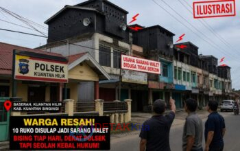 Ruko Disulap Jadi Sarang Walet Ilegal—Warga Baserah Geram: Bising Tiap Hari—Dekat Polsek Tapi Seolah Kebal Hukum!