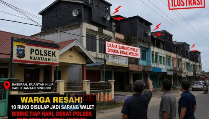 Ruko Disulap Jadi Sarang Walet Ilegal—Warga Baserah Geram: Bising Tiap Hari—Dekat Polsek Tapi Seolah Kebal Hukum!