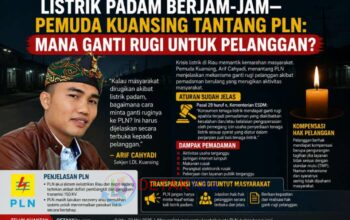 Listrik Padam Berjam-jam—Pemuda Kuansing Tantang PLN: Mana Ganti Rugi untuk Pelanggan?