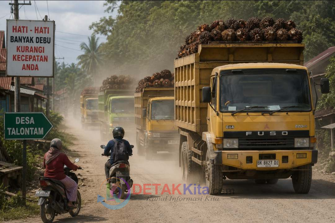 Negara Hadir Lewat BUMN PT APN Sumbang Debu — Ancam Keselamatan Jalan Hingga Kesehatan dan Abaikan Nyawa Warga Kuansing