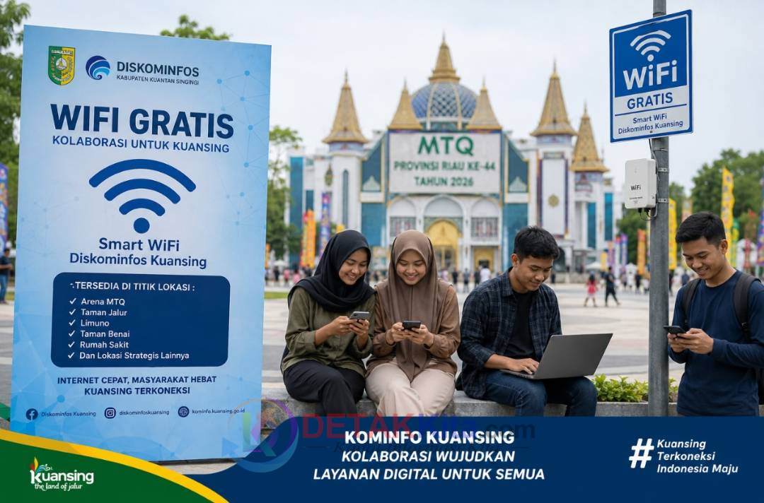 MTQ Riau 2026 di Kuansing Makin Modern—Diskominfos Siapkan WiFi Gratis di Arena dan Ruang Publik