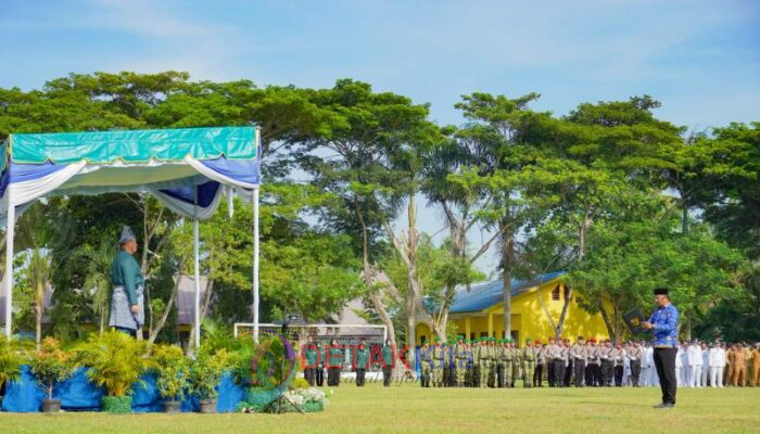 Bupati Baharuddin Tegaskan Pancasila Harga Mati—1.000 Bendera Merah Putih Dibagikan ke Masyarakat Batu Bara