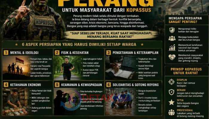Prof Sutan Nasomal: Indonesia Perlu Siaga — Edukasi Warga Hadapi Risiko Perang Jangan Ditunda