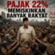 Prof Sutan Nasomal Desak Presiden Tinjau Ulang Pajak 22 Persen: Rakyat dan Pelaku Usaha Terancam Kolaps