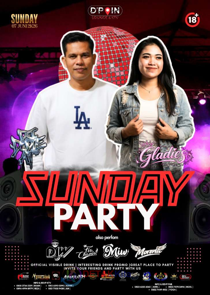 Minggu Malam Bergetar! D’Poin Lounge & KTV Pekanbaru Siap Ledakkan Sunday Party Bersama Bobie AF dan Gladies