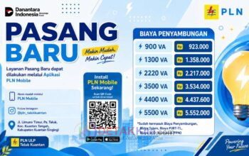 Pasang Baru Listrik Kini Cukup dari Genggaman — PLN ULP Teluk Kuantan Permudah Pelanggan Lewat PLN Mobile