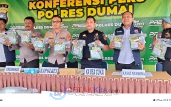 Bea Cukai Dumai dan Polres Gagalkan Sabu 25,8 Kg Senilai Rp26 Miliar, 136 Ribu Jiwa Terselamatkan
