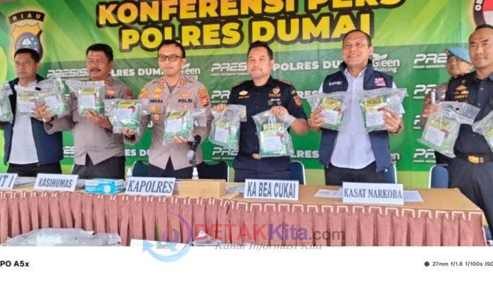 Bea Cukai Dumai dan Polres Gagalkan Sabu 25,8 Kg Senilai Rp26 Miliar, 136 Ribu Jiwa Terselamatkan