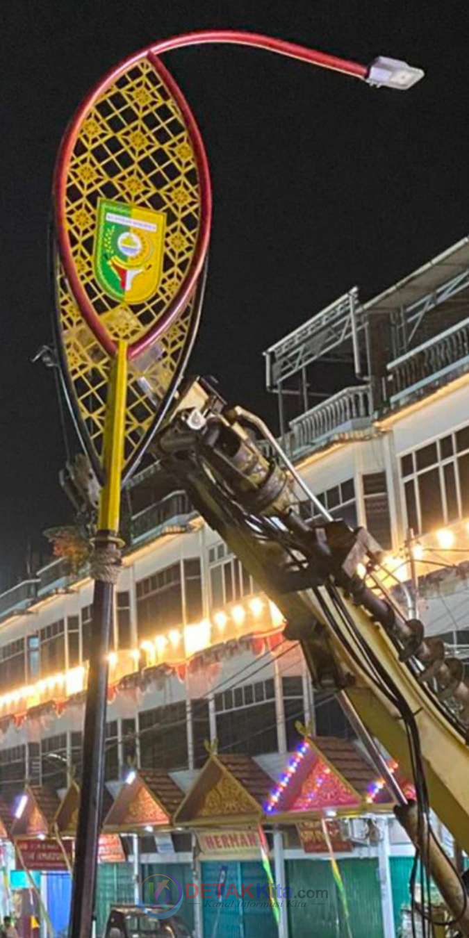 Astaka MTQ Kuansing Kini Terang Benderang — 13 Lampu PJU Rampung Dipasang