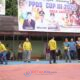 Bupati—Kapolres dan Ketua DPRD Kompak Buka Turnamen Voli Sangau — Ribuan Warga Padati Arena
