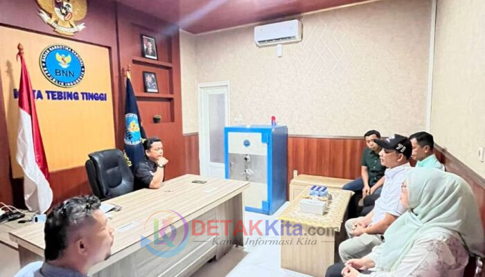 Perkuat Sinergitas P4GN — Satresnarkoba Polres Tebing Tinggi Silaturahmi ke BNN Kota Tebing Tinggi