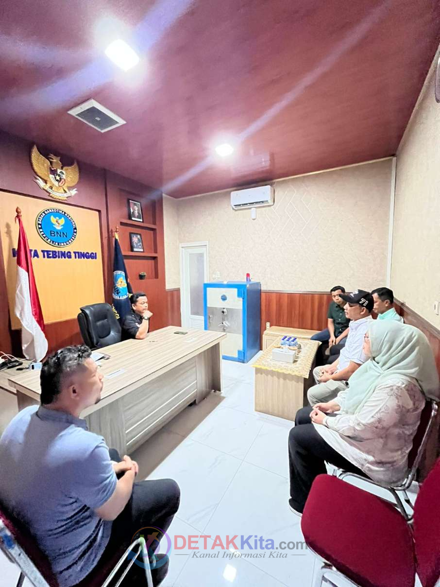 Perkuat Sinergitas P4GN — Satresnarkoba Polres Tebing Tinggi Silaturahmi ke BNN Kota Tebing Tinggi