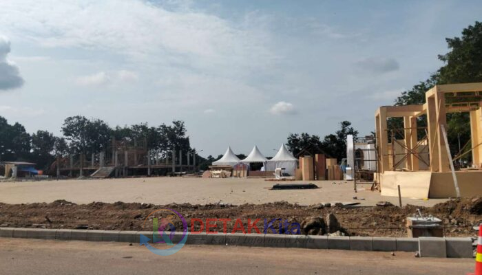 Arena Utama MTQ Riau di Kuansing Nyaris Rampung — Progres Tembus 95 Persen