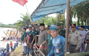 47 Jalur Ramaikan Pacu Jalur Pangean — Suhardiman Amby Resmi Lepas Laga Perdana