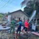 Rumah Bengkel Ludes Dilalap Api — Koramil 02/Kuantan Tengah dan Damkar Bergerak Cepat Selamatkan Warga