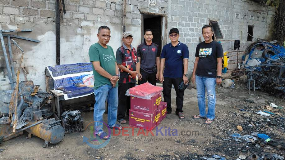 Gerak Cepat Suhardiman Bantu Korban Kebakaran — Kades Koto Sentajo: Pemerintah Hadir Saat Warga Tertimpa Musibah