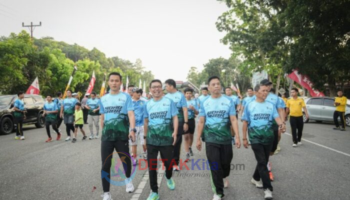 Ribuan Pelari Padati Teluk Kuantan — Fun Run Polres Kuansing 2026 Dibanjiri Doorprize dan Semangat Hari Bhayangkara