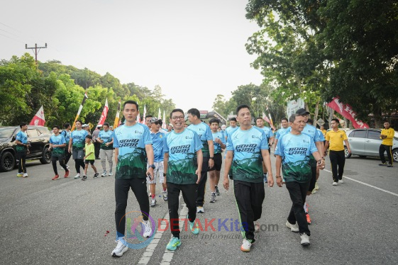 Ribuan Pelari Padati Teluk Kuantan — Fun Run Polres Kuansing 2026 Dibanjiri Doorprize dan Semangat Hari Bhayangkara
