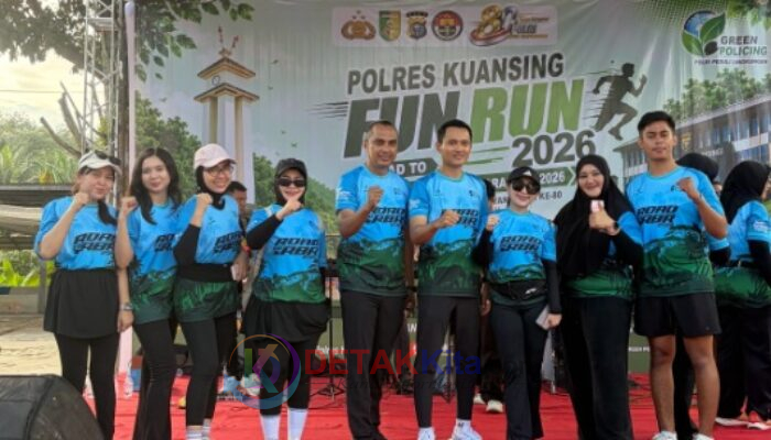 BRI Teluk Kuantan Dukung Penuh Fun Run Polres Kuansing — Semarakkan HUT Bhayangkara ke-80
