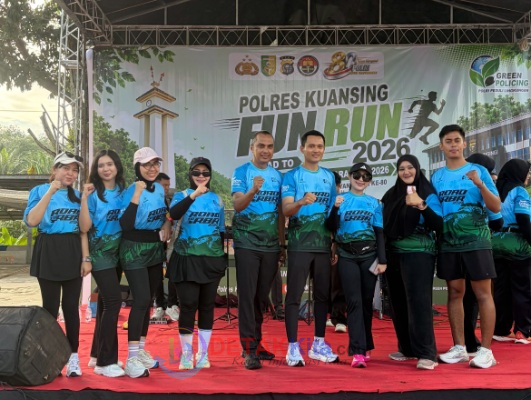 BRI Teluk Kuantan Dukung Penuh Fun Run Polres Kuansing — Semarakkan HUT Bhayangkara ke-80