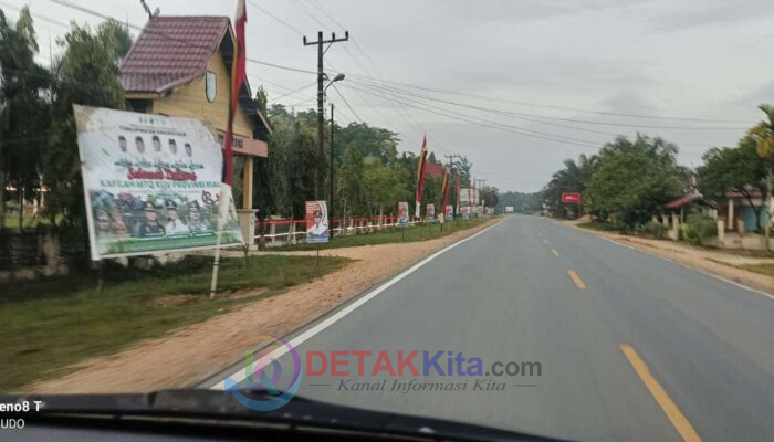 Singingi Hilir Total Dukung MTQ Riau — Baliho Sambutan Terpasang dari Tanjung Pauh hingga Petai