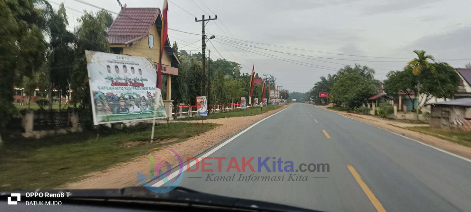 Singingi Hilir Total Dukung MTQ Riau — Baliho Sambutan Terpasang dari Tanjung Pauh hingga Petai