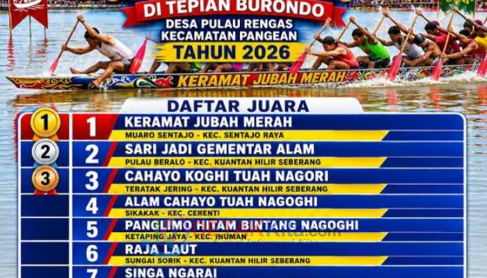 Keramat Jubah Merah Tak Terbendung! Jalur Muaro Sentajo Sabet Gelar Sang Jawara Tepian Burondo Pangean 2026