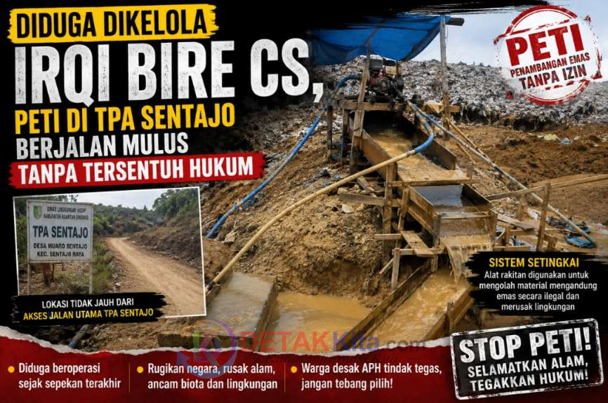 Diduga Dikelola Irqi Bire Cs — PETI di TPA Sentajo Berjalan Mulus Tanpa Tersentuh Hukum