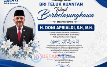 BRI Teluk Kuantan Sampaikan Duka Mendalam atas Wafatnya H Doni Aprialdi