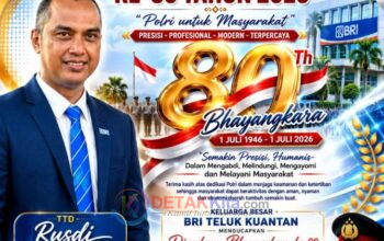 BRI Teluk Kuantan Apresiasi Polres Kuansing di Hari Bhayangkara ke-80, Rusdi: Terus Jadi Pengayom Masyarakat dan Penggerak Stabilitas Daerah