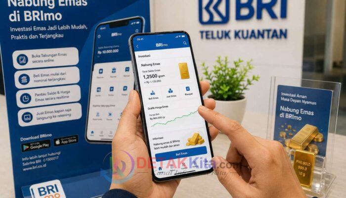 BRI Teluk Kuantan Ajak Masyarakat Nabung Emas Lewat BRImo — Praktis Mulai dari Nominal Terjangkau