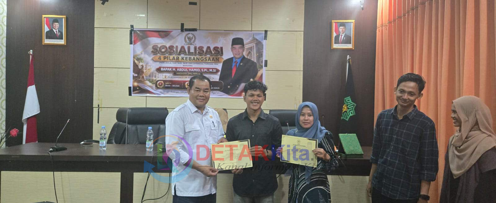 Senator Abdul Hamid: Mahasiswa Harus Berpegang Teguh pada 4 Pilar Kebangsaan